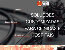 Tablet Screenshot of endotech.com.br