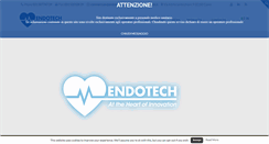 Desktop Screenshot of endotech.it